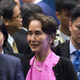SINGAPORE, SINGAPORE - November 14: Myanmar’s State Counsellor Aung San Suu Kyi attends the ASEAN-Russia summit on the sidelines of the 33rd Association of Southeast Asian Nations (ASEAN) summit on November 14, 2018 in Singapore. Leaders from around the world gathered this week in Singapore during the 33rd ASEAN Summit as well as related summits, including Russian President Vladimir Putin as well as U.S. Vice President Mike Pence and Chinese Premier Li Keqiang, who joined the meetings amidst ongoing trade tensions between Washington and Beijing.